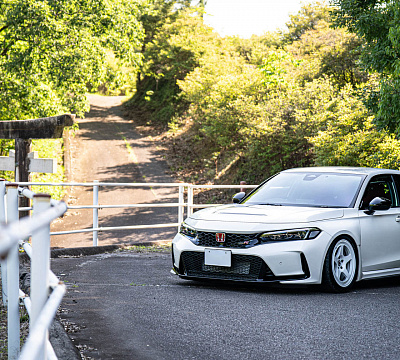 Фото дисков HRE 305 GT на Honda Civic Type R FL5