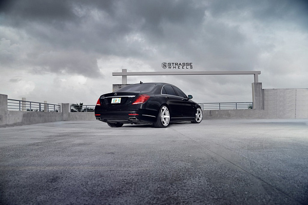 Фото дисков Strasse Wheels S5 Deep Concave Глянцевый лак на Mercedes-Benz S-Class (W222, C217)