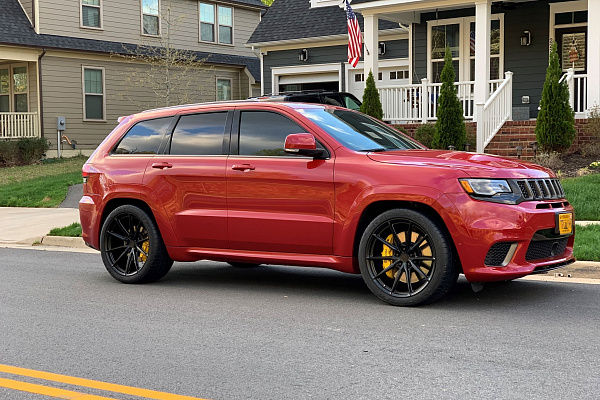 Фото дисков HRE P104SC Черный сатин на Jeep Grand Cherokee IV