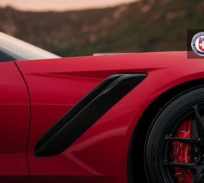 Фото дисков HRE R101 Lightweight на Chevrolet Corvette C7