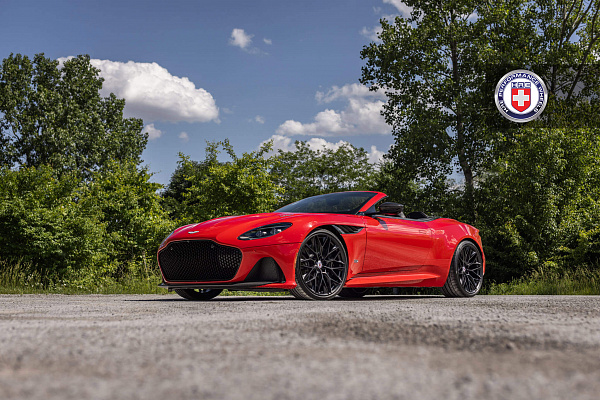 Фото дисков HRE P200 Черный сатин на Aston Martin DBS 3