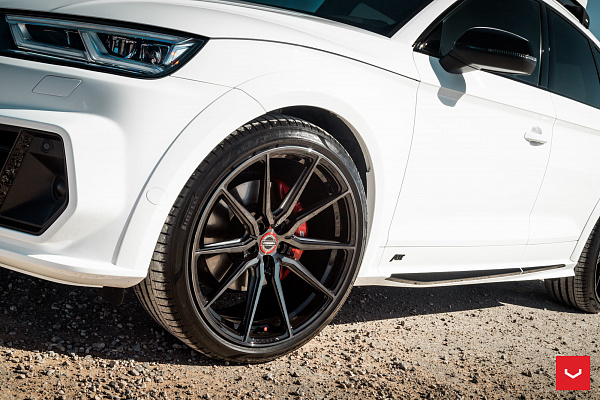 Фото дисков Vossen HF-3 Черный глянец на Audi Q5 (FY)