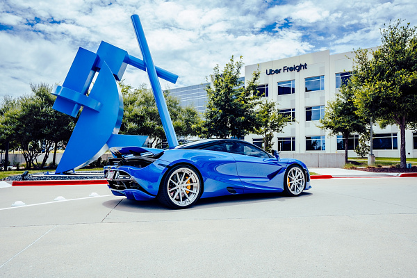 Фото дисков Strasse Wheels SV10 Deep Concave Duoblock Глянцевый лак на McLaren 720S