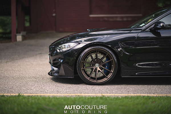Фото дисков HRE P104 Сатиновая бронза на BMW 4/M4 (F32/F82)