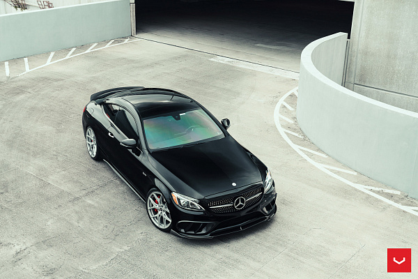 Фото дисков Vossen HF-5 Серебро на Mercedes-Benz C-Class (W205)