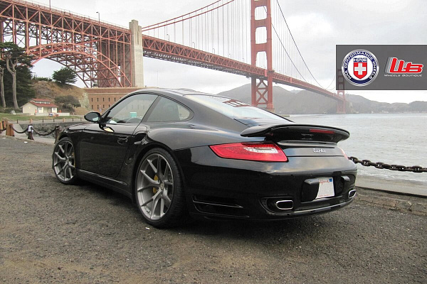 Фото дисков HRE P101 Сатиновый тонированный лак на Porsche 911 VI