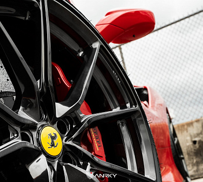 Фото дисков Anrky AN12 на Ferrari F8