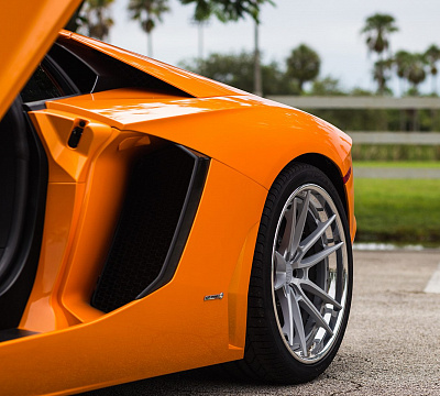 Фото дисков Anrky AN34 на Lamborghini Aventador