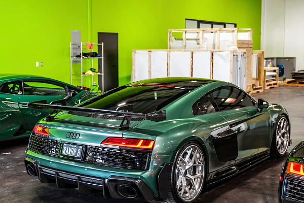 Фото дисков Brixton Forged PF7 Глянцевый лак на Audi R8 (4S)