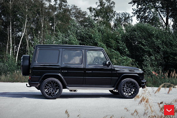 Фото дисков Vossen HF-2 Черный сатин на Mercedes-Benz G-Class II