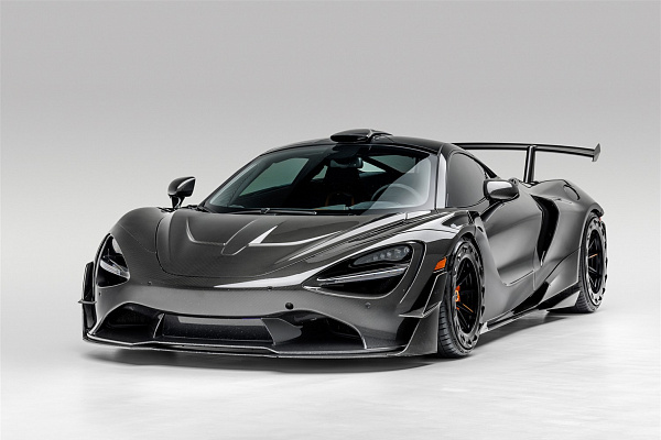 Фото дисков Brixton Forged R11-R Aerotech Черный сатин на McLaren 720S
