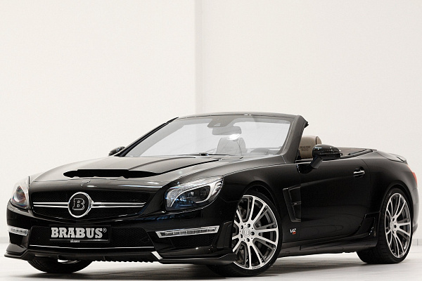 Фото дисков BRABUS Monoblock R (Platinum Edition) Глянцевый графит на Mercedes-Benz SL (R230)