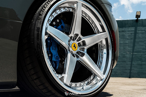 Фото дисков Anrky RS5.3 Полированный лак на Ferrari SF90