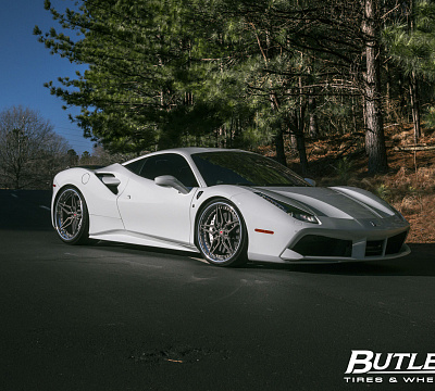 Фото дисков Vossen M-X1 (3-Piece) на Ferrari 488