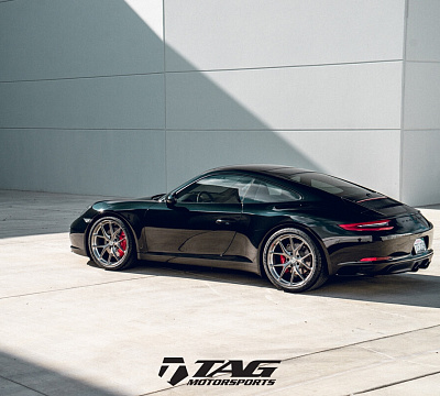 Фото дисков HRE P101 на Porsche 911 VII