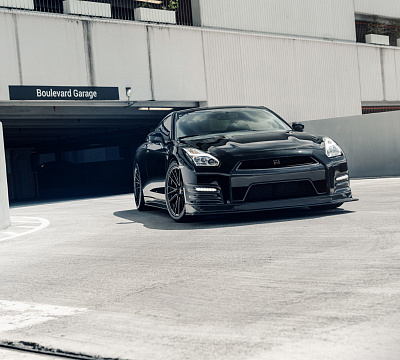 Фото дисков Vossen M-X4T на Nissan GT-R