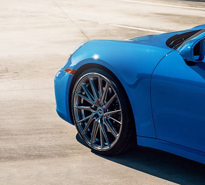 Фото дисков Vossen HF-4T на Porsche 911 VIII