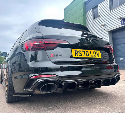 Фото дисков Vossen HF-4T на Audi A/S/RS 4 (B9)