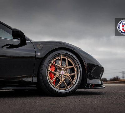 Фото дисков HRE S101SC на Ferrari F8