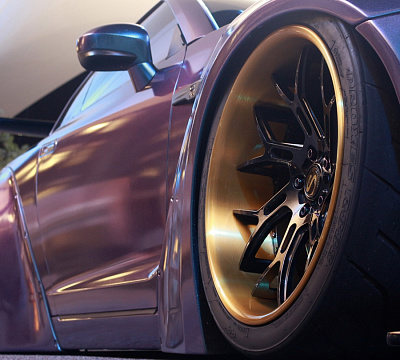 Фото дисков Savini SV72 на Nissan GT-R