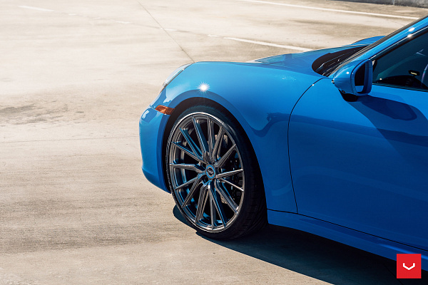 Фото дисков Vossen HF-4T Сатиновый графит на Porsche 911 VIII