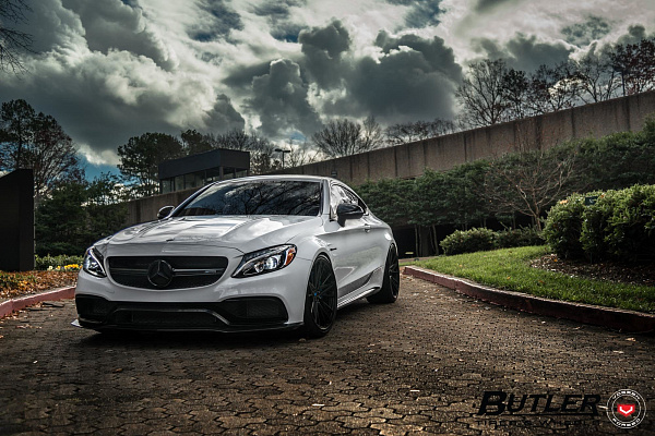 Фото дисков Vossen M-X6 Черный сатин на Mercedes-Benz C-Class (W205)