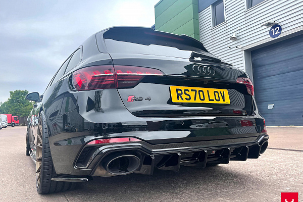 Фото дисков Vossen HF-4T Глянцевая бронза на Audi A/S/RS 4 (B9)