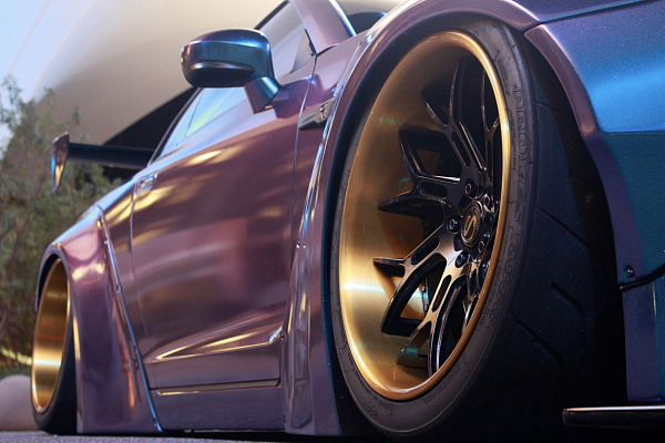 Фото дисков Savini SV72 Черный глянец на Nissan GT-R