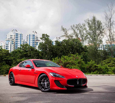 Фото дисков HRE P101 на Maserati GranTurismo I