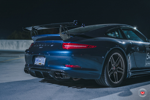 Фото дисков Vossen M-X1 Сатиновая шампань на Porsche 911 VII