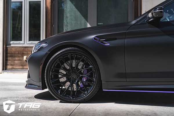 Фото дисков HRE P200 Черный глянец на BMW 5/M5 (G30/F90)