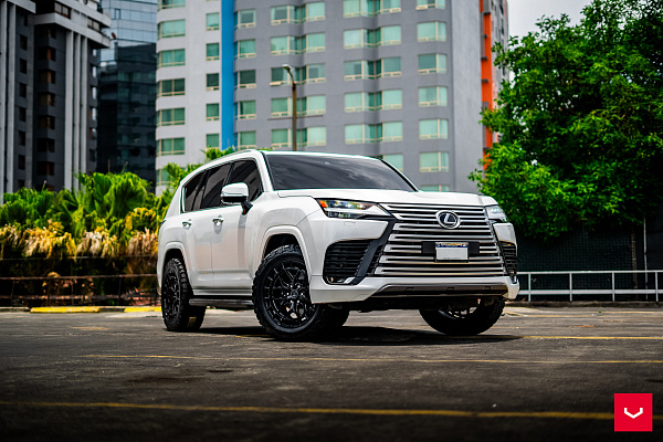 Фото дисков Vossen HFX-1 (6-Lug) Черный глянец на Lexus LX IV
