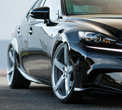 Фото дисков Vossen CV3 на Lexus IS II