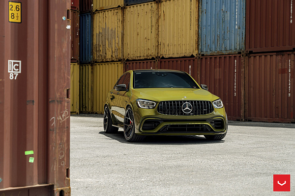 Фото дисков Vossen HF-5 Черный глянец на Mercedes-Benz GLC (X253, C253)