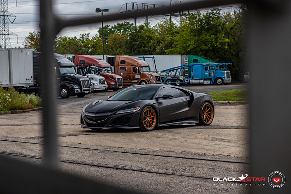 Фото дисков Vossen ML-X2 Глянцевая темная медь на Acura NSX II
