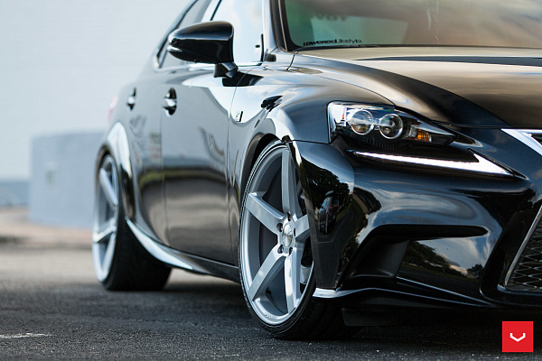 Фото дисков Vossen CV3 Серебро на Lexus IS II