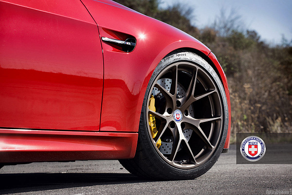 Фото дисков HRE P101 Сатиновая бронза на BMW 3/M3 (E90)