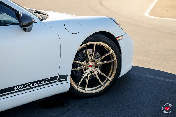 Фото дисков Vossen S17-06 Глянцевая шампань на Porsche 911 VII