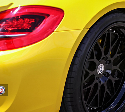Фото дисков HRE 300 на Porsche Cayman II