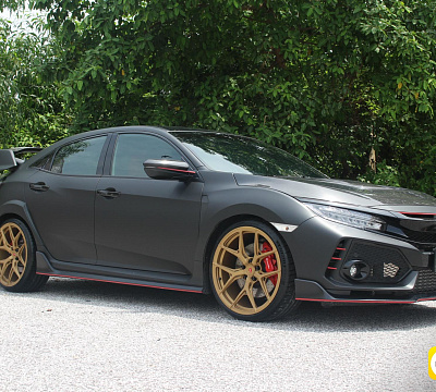 Фото дисков Vossen S21-01 на Honda Civic Type R FK8