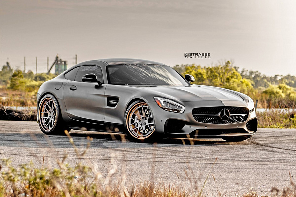 Фото дисков Strasse Wheels SM7 Deep Concave FS Другой цвет на Mercedes-Benz AMG GT I
