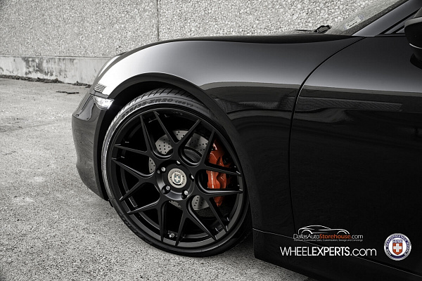 Фото дисков HRE FF01 Черный сатин на Porsche Cayman II