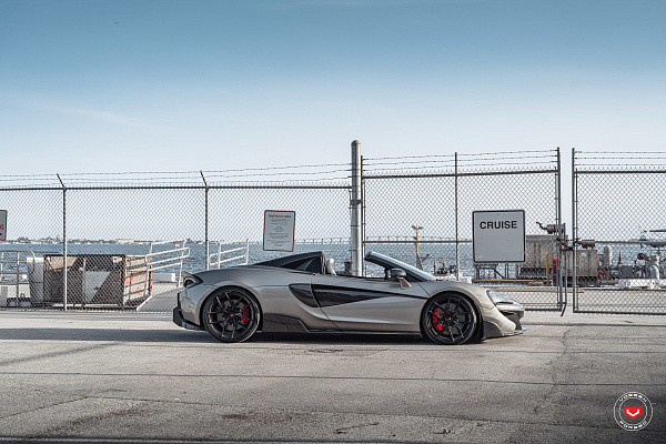 Фото дисков Vossen S21-01 Черный глянец на McLaren 570S