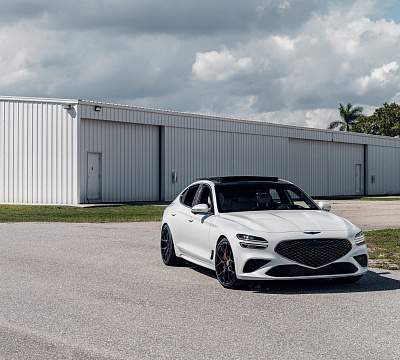 Фото дисков Vossen HF-5 на Genesis G70