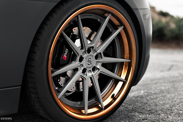 Фото дисков Strasse Wheels SV1 Deep Concave FS Другой цвет на Audi R8 (4S)