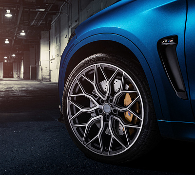 Фото дисков Vossen HF-2 на BMW X6/X6 M (F16/F86)