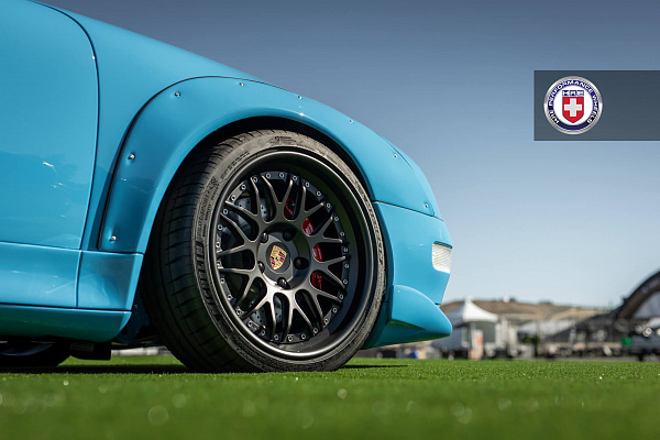 Фото дисков HRE C100 Черный сатин на Porsche 911 IV