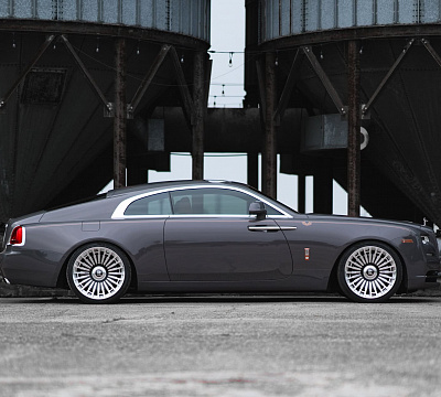 Фото дисков Brixton Forged LX07 на Rolls-Royce Wraith