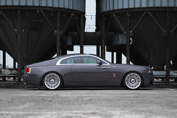 Фото дисков Brixton Forged LX07 Алмазная проточка на Rolls-Royce Wraith