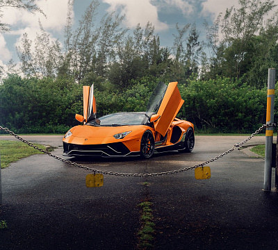 Фото дисков 1886 Wheels G010 на Lamborghini Aventador